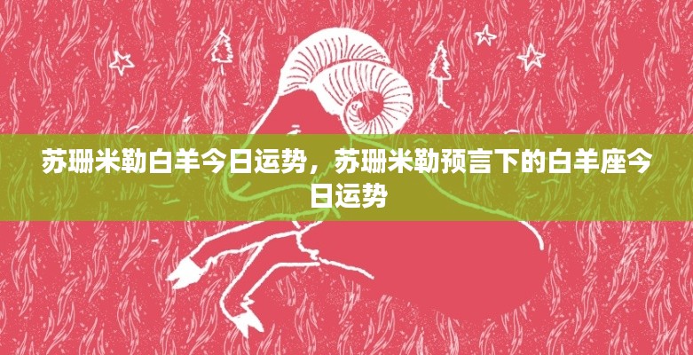 苏珊米勒预言下的白羊座今日运势解析
