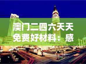 澳门二四六天天免费好材料：感受澳门风情的独特韵味与人文关怀