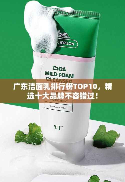广东洁面乳排行榜TOP10,精选十大品牌不容错过!