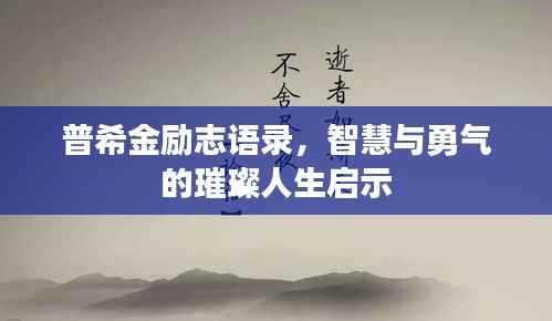 普希金励志语录,智慧与勇气的璀璨人生启示