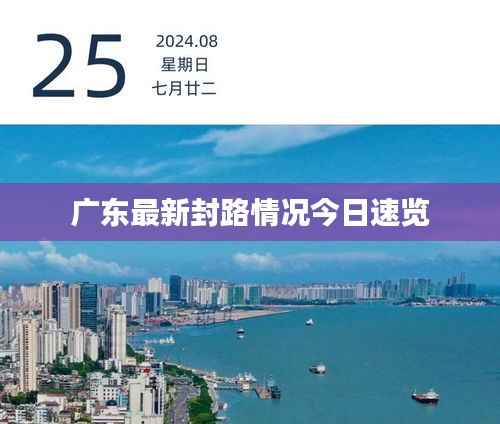 广东最新封路情况今日速览